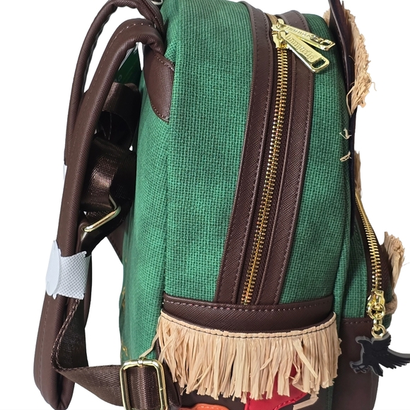 Loungefly Wizard Of Oz Scarecrow Mini Backpack Nwt - Picture 4 of 8